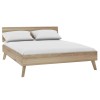 Bell and Stocchero Como Solid Oak 4ft6 Double Bed