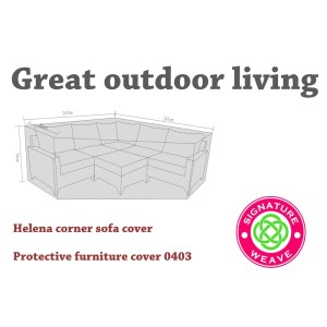 Signature Weave Outdoor Cover for Helena Corner Sofa Set Signature Weave Outdoor Cover for Helena Corner Sofa Set
