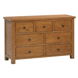 Divine Furniture Dortmund Rustic Oak Wide 3 Over 4 Chest of Drawers Divine Furniture Dortmund Rustic Oak Wide 3 Over 4 Chest of Drawers