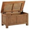 Divine Furniture Dortmund Rustic Oak Blanket Box