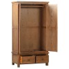 Divine Furniture Dortmund Rustic Oak 2 Door 2 Drawer Double Wardrobe