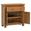 Divine Furniture Dortmund Rustic Oak Small 2 Door Sideboard