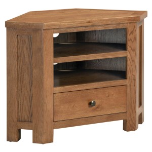 Divine Furniture Dortmund Rustic Oak Corner TV Unit Divine Furniture Dortmund Rustic Oak Corner TV Unit