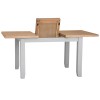 Piccadilly Grey Painted Furniture 4 Seat Extending Dining Table