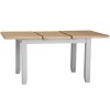 Piccadilly Grey Painted Furniture 4 Seat Extending Dining Table