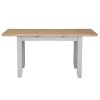 Piccadilly Grey Painted Furniture 4 Seat Extending Dining Table