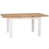 Piccadilly White Painted Furniture 4 Seat Extending Dining Table