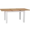 Piccadilly White Painted Furniture 4 Seat Extending Dining Table