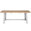 Piccadilly Grey Painted Furniture 6 Seat Extending Dining Table