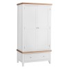 Piccadilly White Painted Furniture 2 Door Double Wardrobe