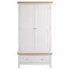 Piccadilly White Painted Furniture 2 Door Double Wardrobe