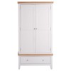 Piccadilly White Painted Furniture 2 Door Double Wardrobe