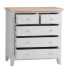 Piccadilly Grey Painted Furniture 2 Over 3 Drawer Chest