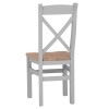 Piccadilly Grey Painted Furniture Cross Back Dining Chair