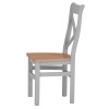 Piccadilly Grey Painted Furniture Cross Back Dining Chair