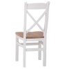 Piccadilly White Painted Furniture Cross Back Dining Chair
