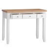 Piccadilly White Painted Furniture 3 Drawer Dressing Table