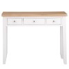 Piccadilly White Painted Furniture 3 Drawer Dressing Table