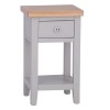 Piccadilly Grey Painted Furniture Lamp Table with Drawer