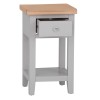 Piccadilly Grey Painted Furniture Lamp Table with Drawer