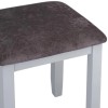 Piccadilly Grey Painted Furniture Dressing Table Stool