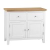 Piccadilly White Painted Furniture 2 Door Medium Sideboard