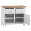 Piccadilly White Painted Furniture 2 Door Medium Sideboard