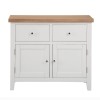 Piccadilly White Painted Furniture 2 Door Medium Sideboard