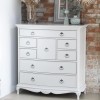 Willis & Gambier Etienne Soft Grey Painted 8 Drawer Bedroom Chest