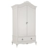 Willis & Gambier Etienne Soft Grey Painted 2 Door Double Wardrobe