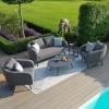 Maze Lounge Outdoor Fabric Ambition Charcoal 2 Seat Sofa Set