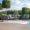 Maze Lounge Outdoor Fabric Ambition Flanelle 2 Seat Sofa Set