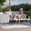 Maze Lounge Outdoor Fabric Ambition Lead Chine 2 Seat Sofa Set
