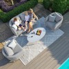 Maze Lounge Outdoor Fabric Ambition Lead Chine 2 Seat Sofa Set