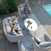 Maze Lounge Outdoor Fabric Ambition Lead Chine 2 Seat Sofa Set