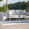 Maze Lounge Outdoor Fabric Ambition Lead Chine 2 Seat Sofa Set