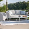 Maze Lounge Outdoor Fabric Ambition Lead Chine 2 Seat Sofa Set