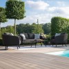 Maze Lounge Outdoor Fabric Ambition Charcoal 2 Seat Sofa Set