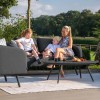 Maze Lounge Outdoor Fabric Ambition Charcoal 2 Seat Sofa Set