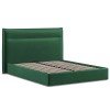 Wimbledon Green Velvet Fabric Ottoman 5ft King Size Bed