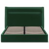 Wimbledon Green Velvet Fabric Ottoman 5ft King Size Bed