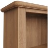 Exeter Light Oak Furniture Large Bookcase