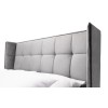 Julian Bowen Furniture Gatsby Grey Velvet 4ft6 Double Bed