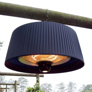 Maze Rattan Outdoor Heating Lyra 1800W Hanging Charcoal Electric Patio Heater Maze Rattan Outdoor Heating Lyra 1800W Hanging Charcoal Electric Patio Heater
