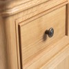 Heritage Colmar Natural Oak 2 Door Corner TV Unit