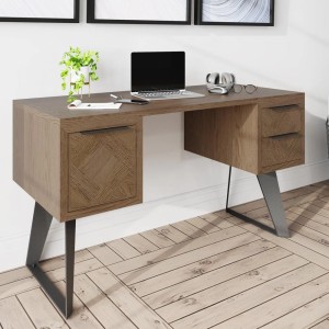 Battersea Aged Oak 2 Drawer Study Desk Battersea Aged Oak 2 Drawer Study Desk