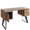 Battersea Aged Oak 2 Drawer Study Desk