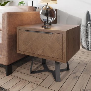 Battersea Aged Oak Lamp Table with Drawer Battersea Aged Oak Lamp Table with Drawer