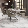 Mayfair Silver Grey Oak 1.8m Rectangular Dining Table