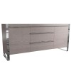 Mayfair Silver Grey Oak Large 2 Door Sideboard